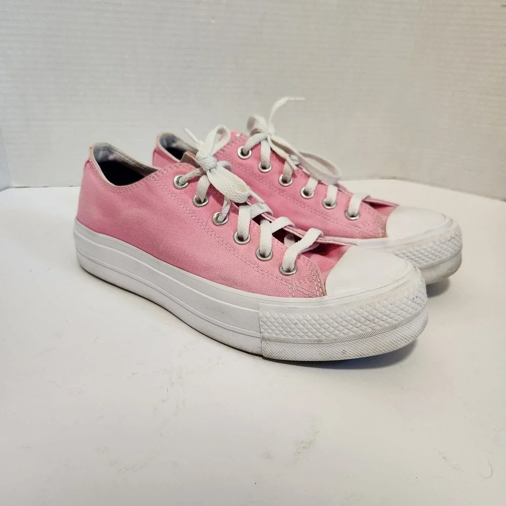 Converse Chuck Taylor All Star Lift Platform Pink  Womens Size 9 Mens 7